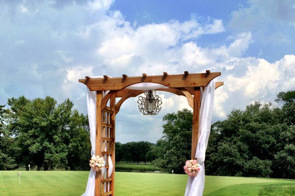 Ceremony pergola