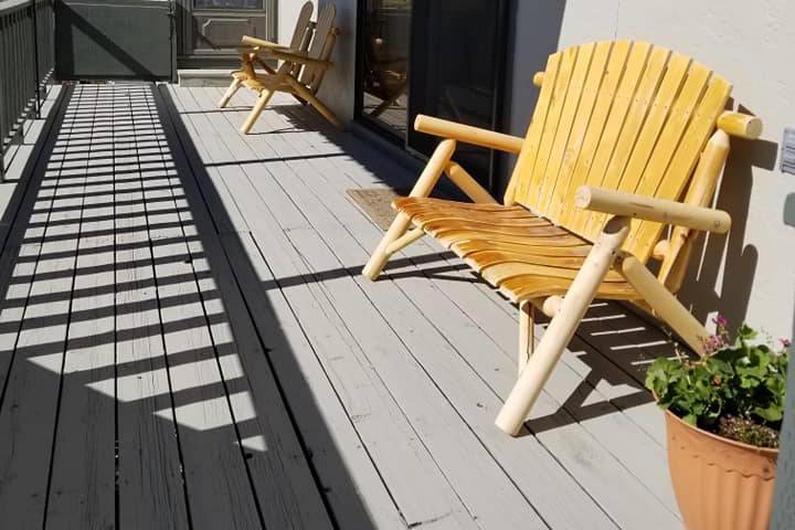 Sunny deck