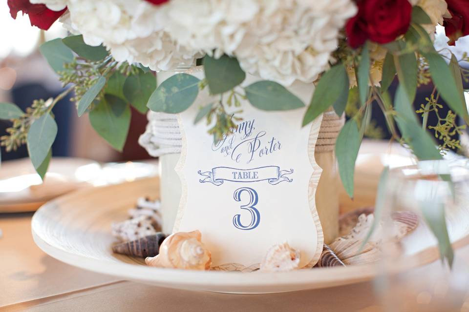 Table number