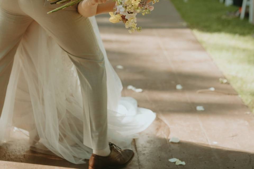 Bride and groom