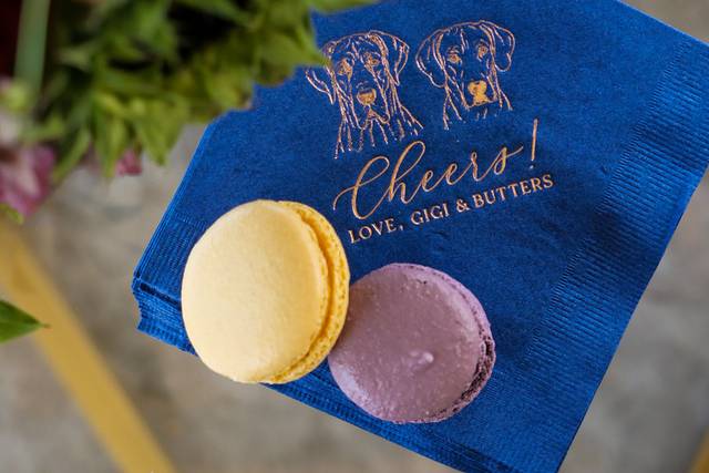 Two French Macarons