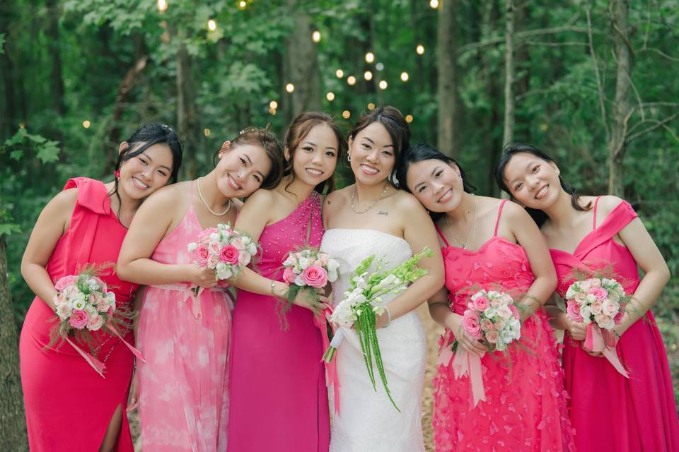 Bridal party bliss