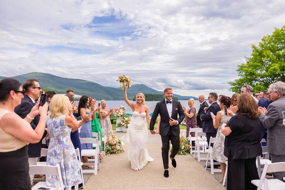 Exiting the Ceremony