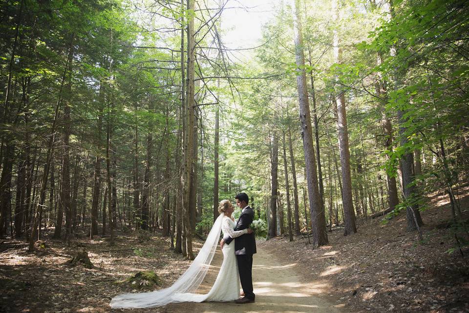 Adirondack camp wedding