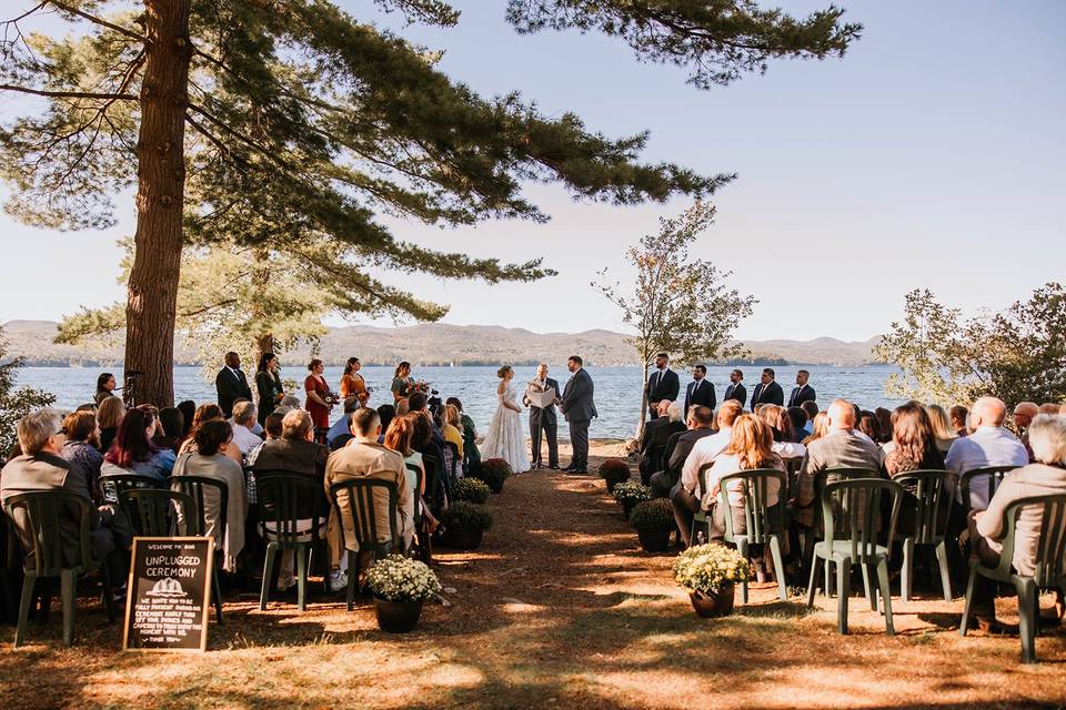 ADK Camp Wedding