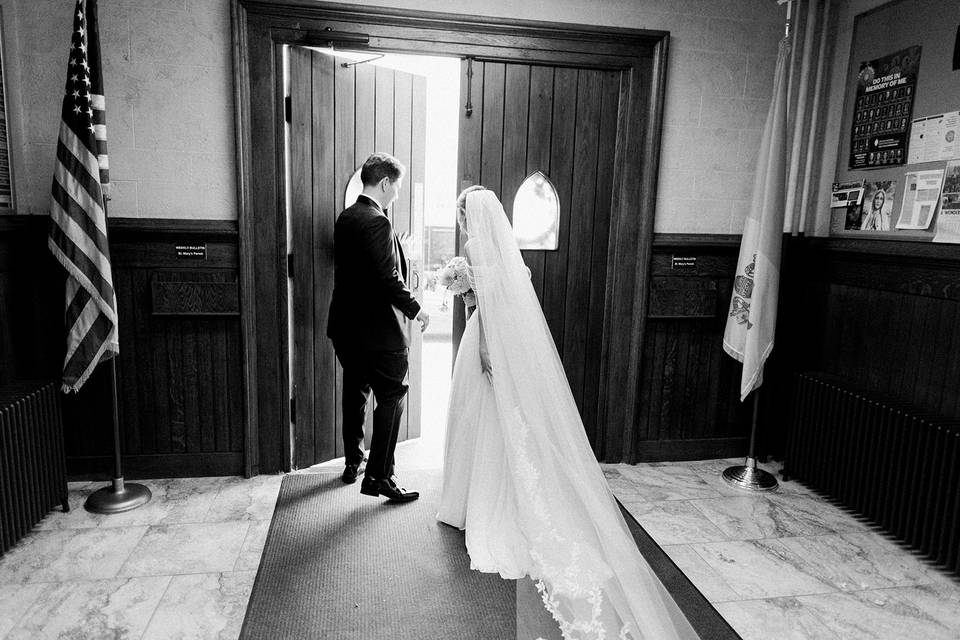 Exiting the Ceremony