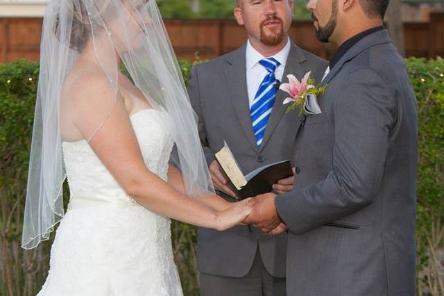 Officiant heading the ceremony