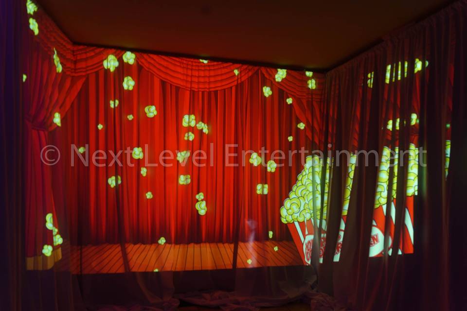 Wall Projection Mapping - Themed event