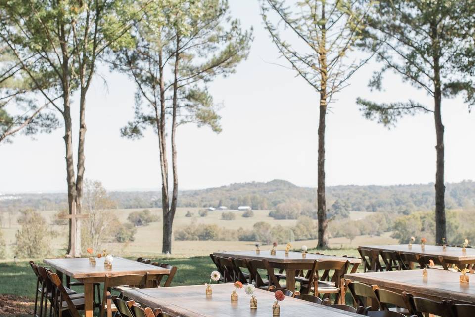 Reception tables