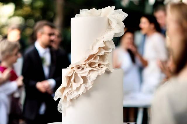 Two-tier cake