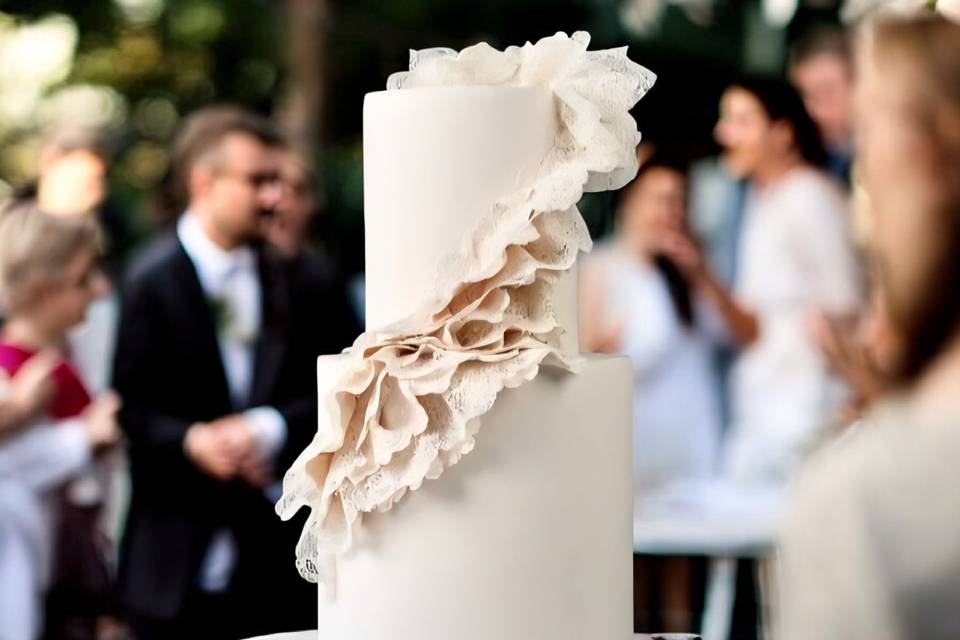 Two-tier cake