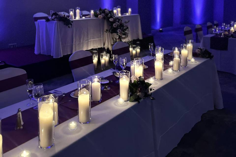 Tiered Head Table