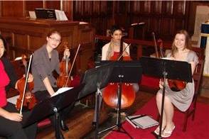 Playing a service at Emmanuel Church in Newport, RI. 5/9/2010