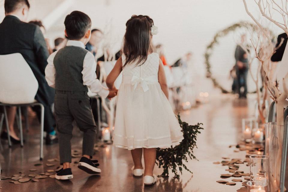 Minimal Wedding Arch