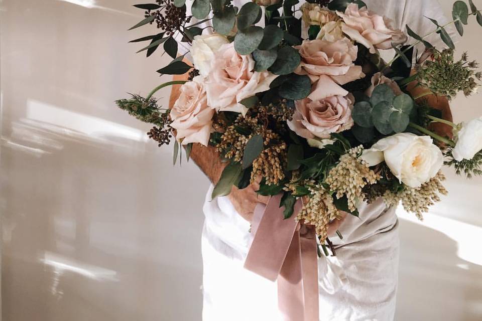 Organic Rustic Floral Bouquet