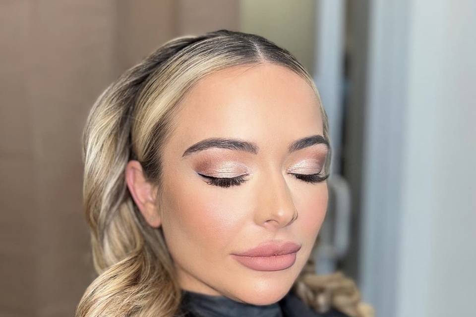 After hair and makeup