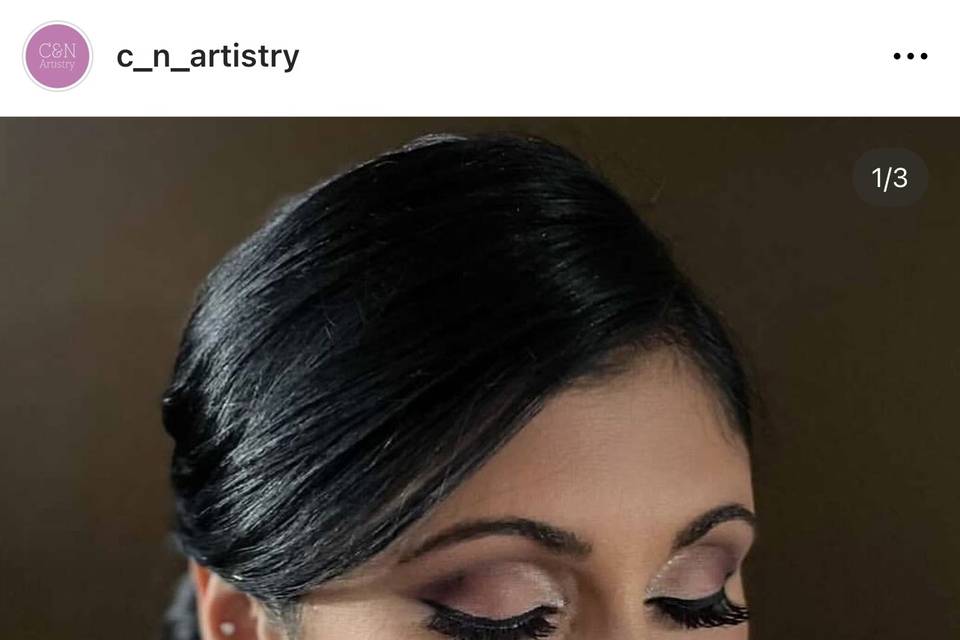 Wedding guest hair and makeup