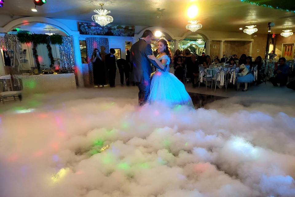 Dancing on a cloud
