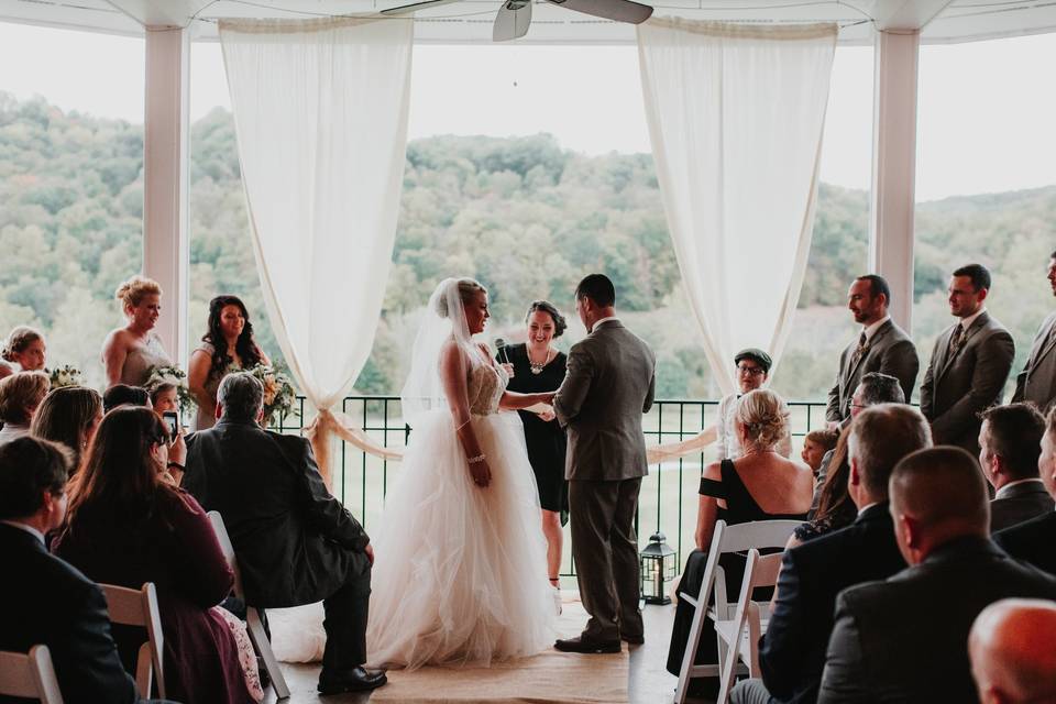 Ceremony with a view