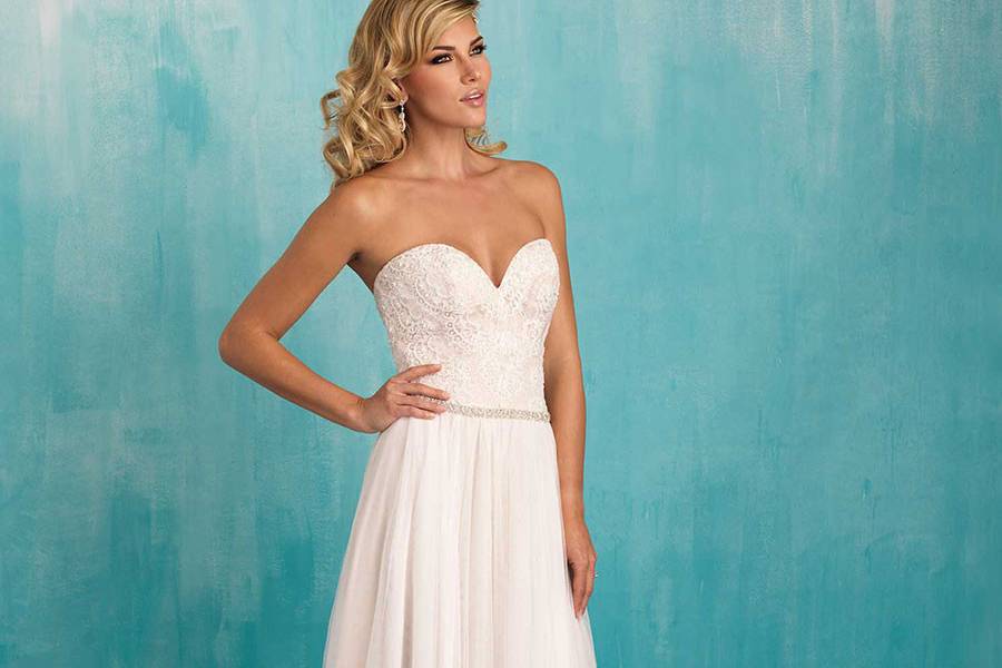 Style 9323 <br> his ballgown is for the bride who believes in her fairytale ending.