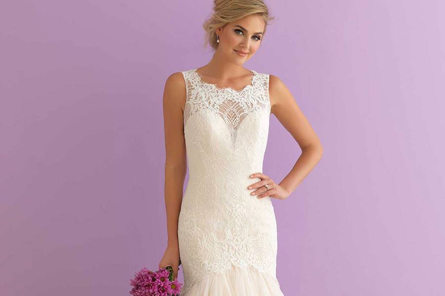 Style 2904 <br> We never designed a tulle ballgown more delicate and feminine than this.