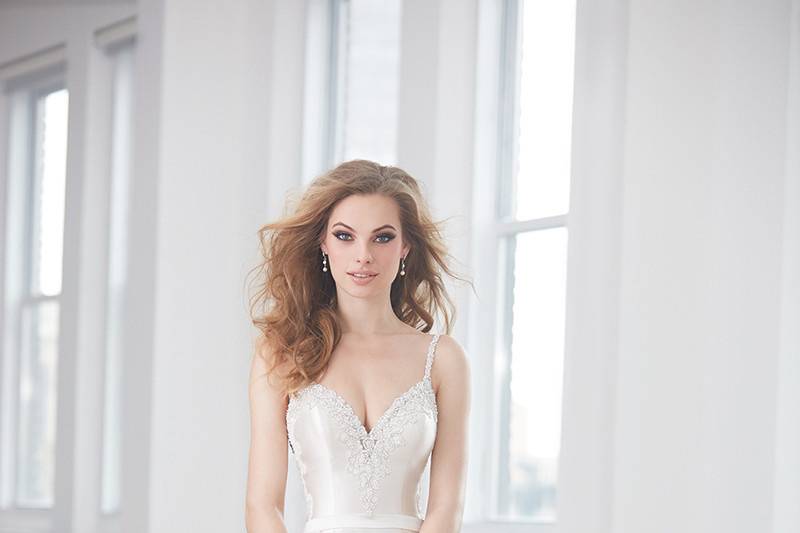 Madison James	MJ366T	<br>	This silk Mikado detachable train is an elegant addition to a slim-fitting bridal sheath.