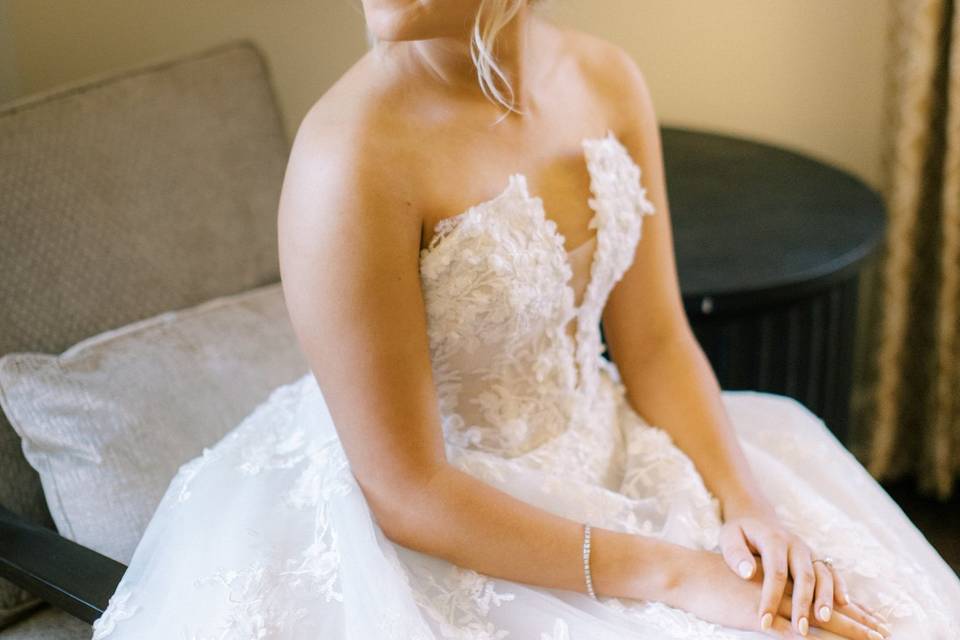 Stunning bride