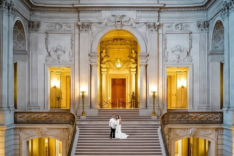 SF City Hall Grand Staircase