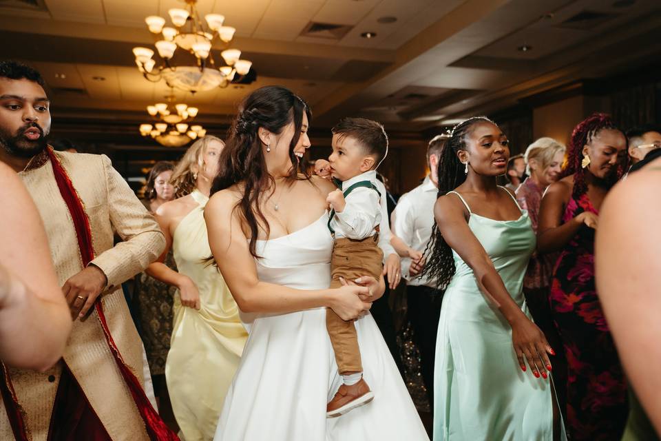 Even the Baby wanted to dance!