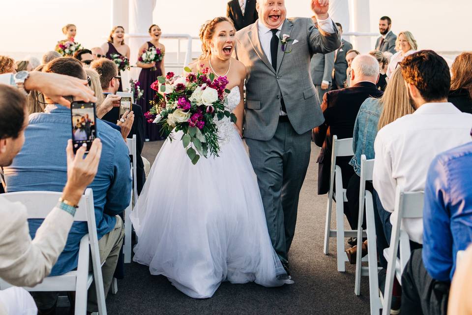 Bride & Groom Solaris Yacht
