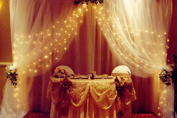 Create elegance for the bride and groom or even to accent your cake table. We can help you!