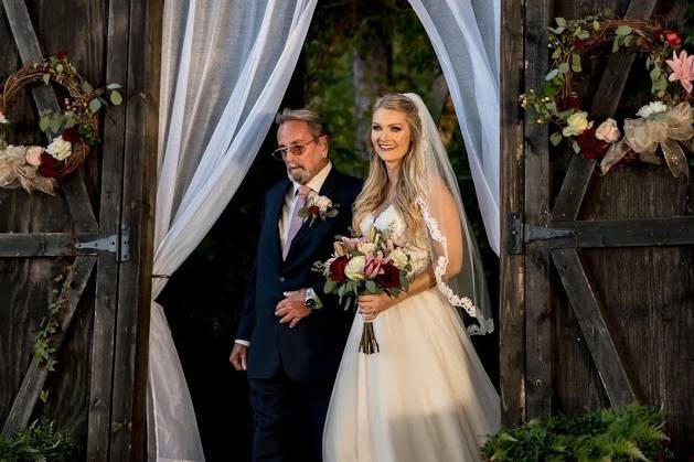 Bride and her father
