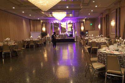 Wedding ballroom area