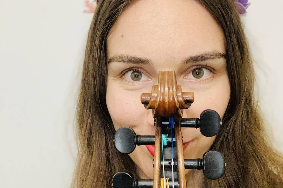 Alyssa with violin