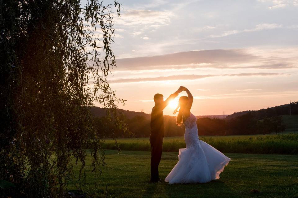 Sunset Wedding Dance