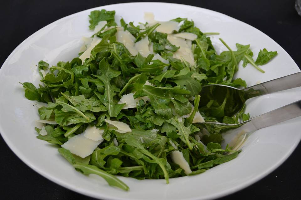 Arugula Salad – Fresh Arugula, Lemon Vinaigrette, and Parmigiano Reggiano