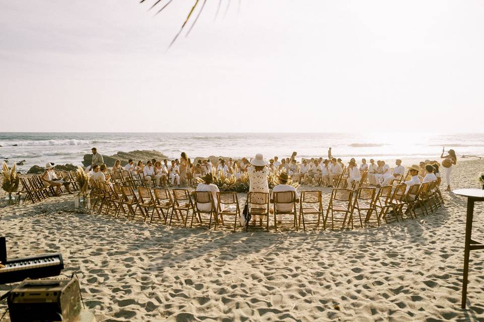 Private Beach Ceremony