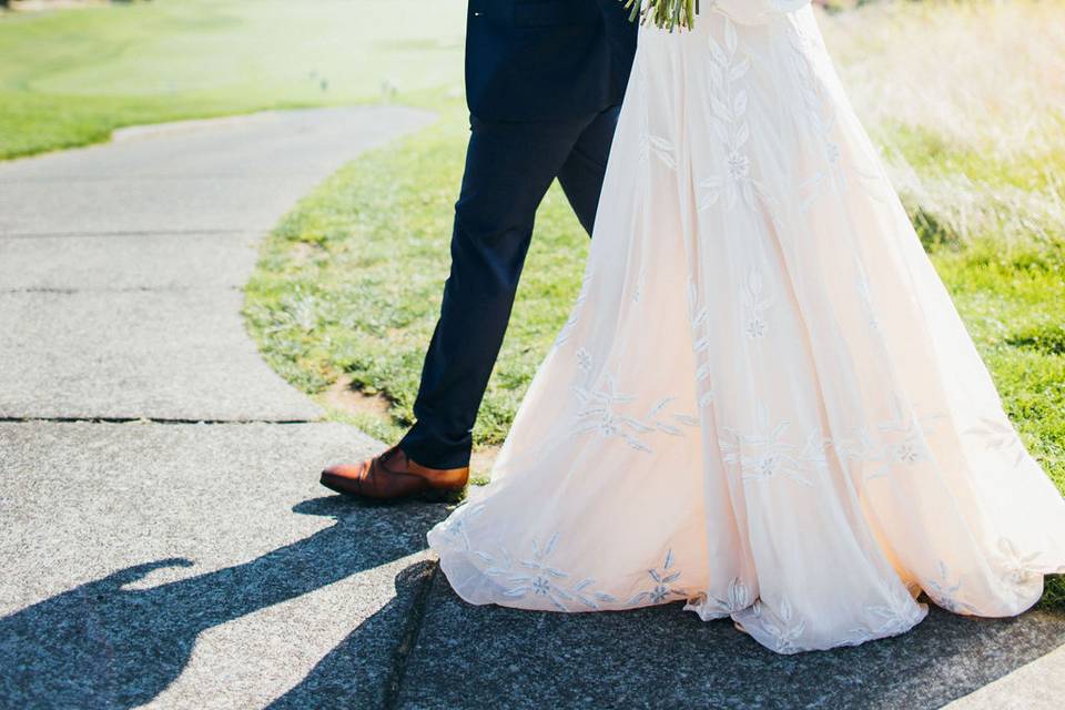 Zoom wedding at Snoqualmie Ridge