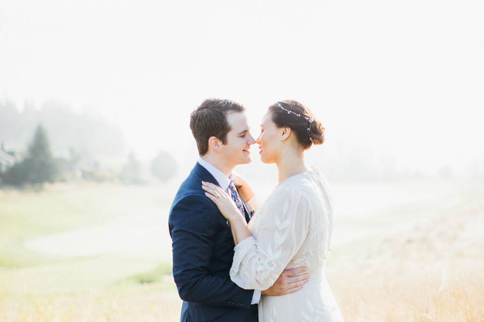 Zoom wedding at Snoqualmie Ridge