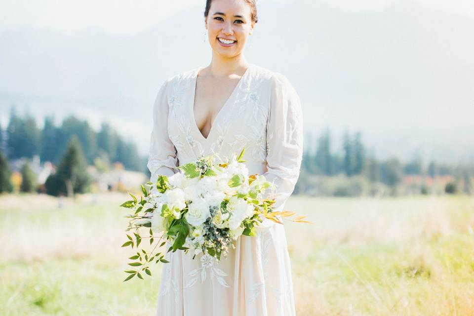 Zoom wedding at Snoqualmie Ridge