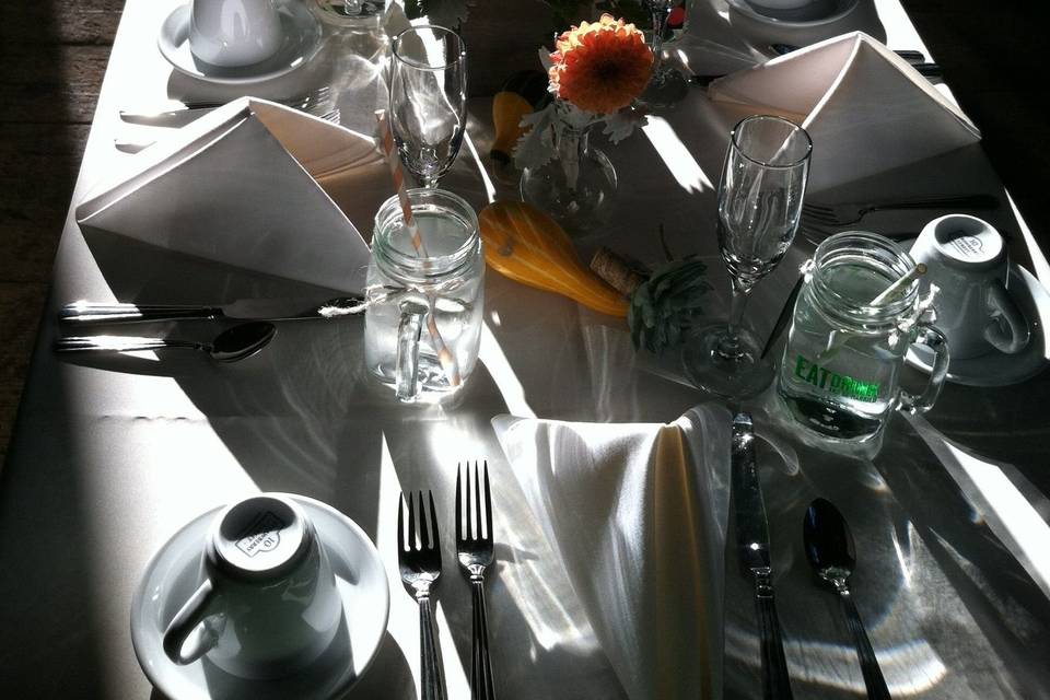 Wedding tablescape