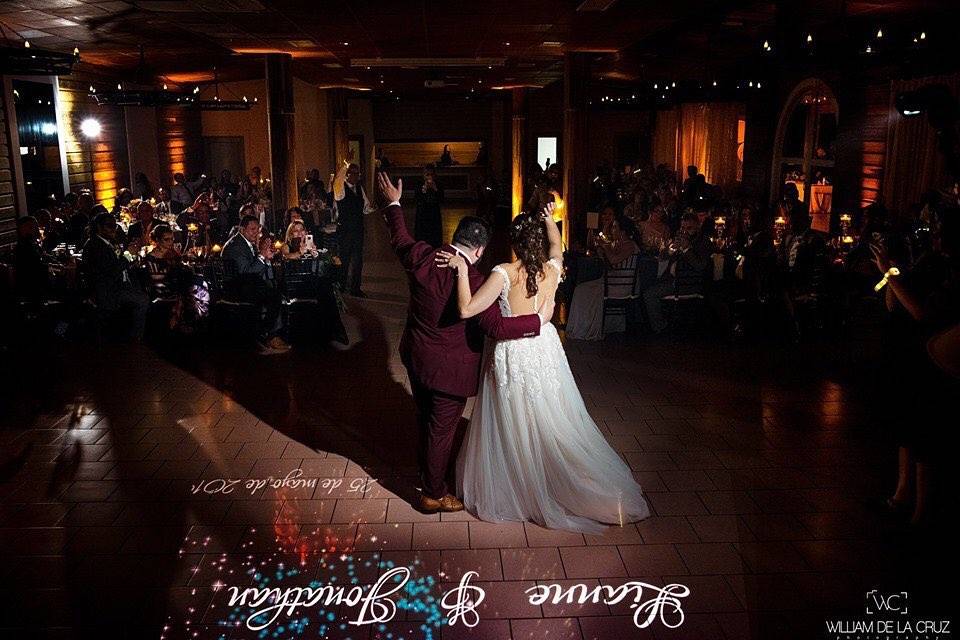 First Dance with Monogram