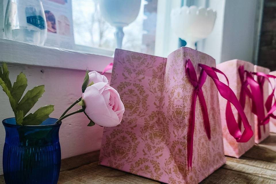 Bride's gift bags