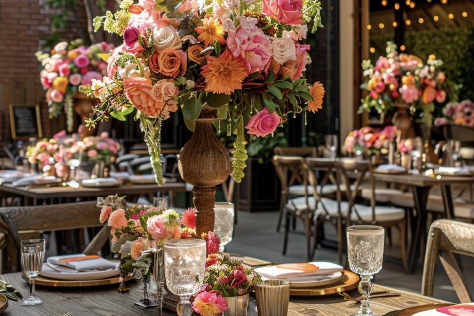Elevated Centerpieces.