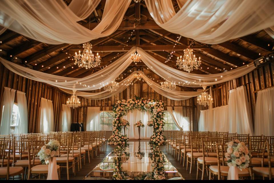 Barn Ceremony (with AC!)