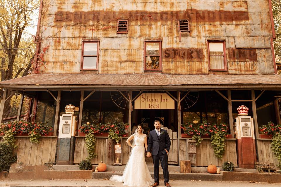 Bride and groom