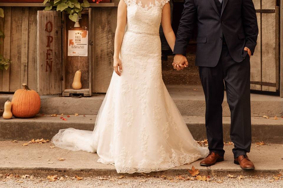 Bride and groom