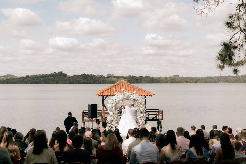 Lakeside ceremony