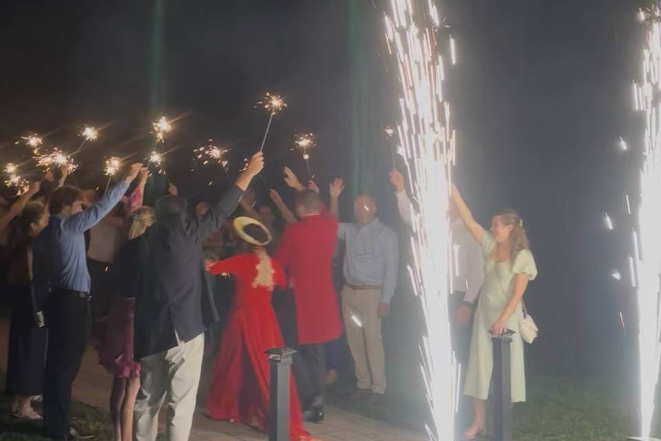 Sparkler parade