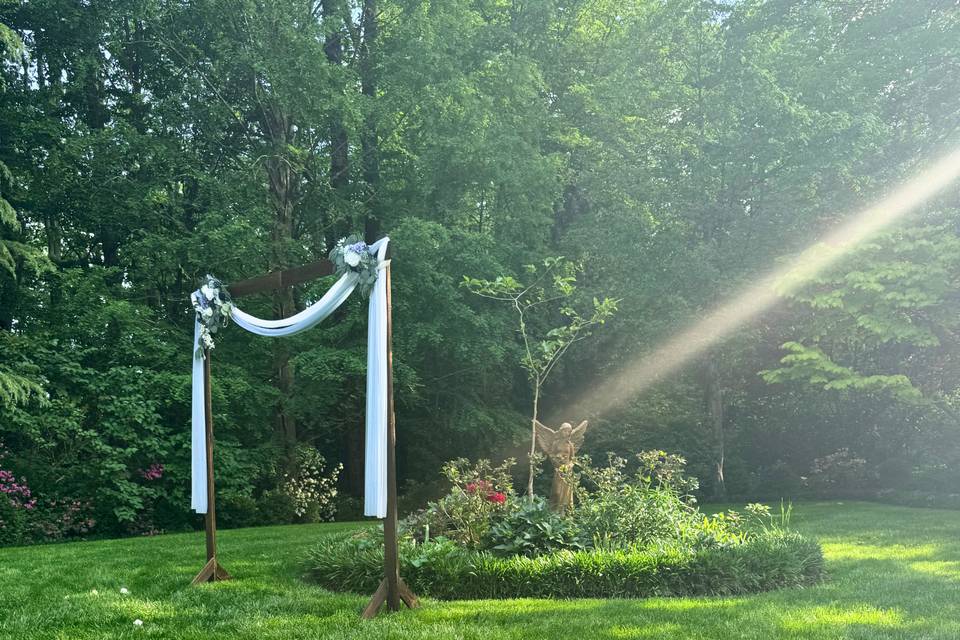 Beautiful day for a wedding.